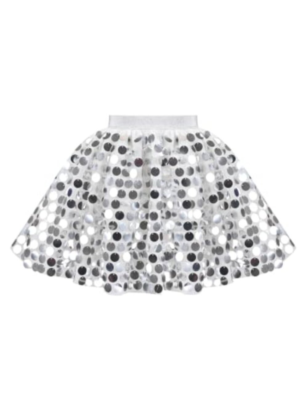 Girls Mermaid Sparkly Sequin Tutu Skirt